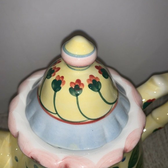 Teapot Collectibles 9" Tall  Hand Painted Magnolia - Picture 6 of 12